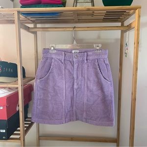 LAVENDER BDG MINI SKIRT